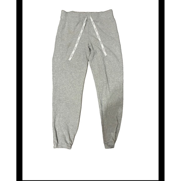 Calvin Klein Pants - Calvin Klein Womens Heather Gray Logo Drawstring Jogger Sweatpants Large